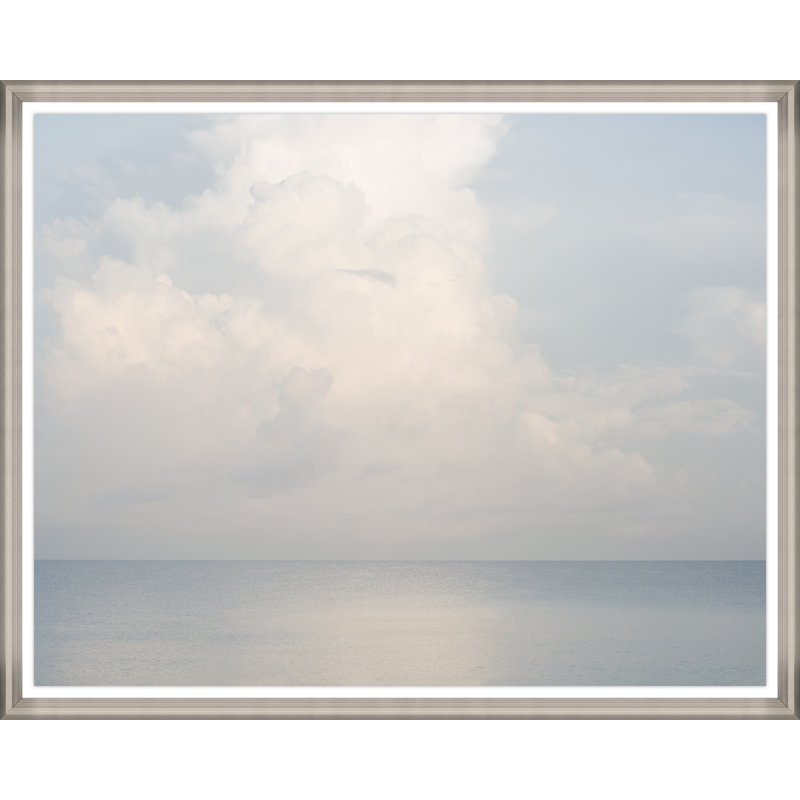 Immobile, Cadre en verre, Blanc, H 40 po x l 50 po