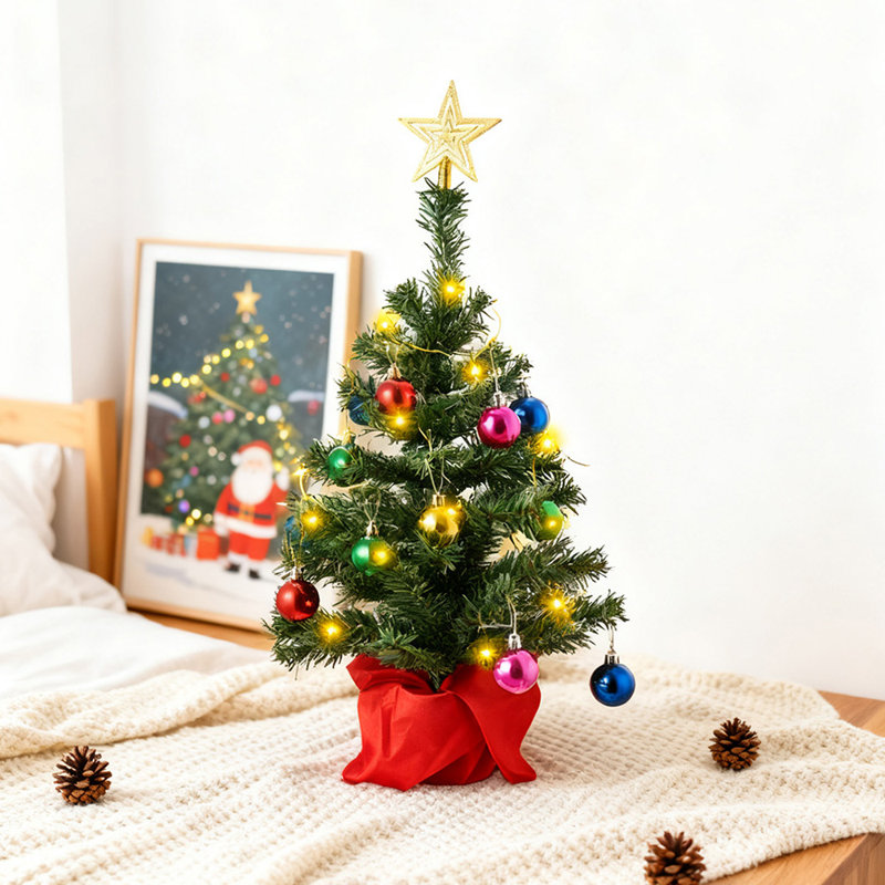 2.1' H Artificial Pine Christmas Tree