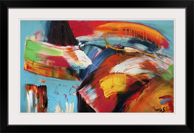 «Friuseburg Captured Essence», reproduction d'impression, H 24 po x l 32 po x P 1 po, Cadre noir