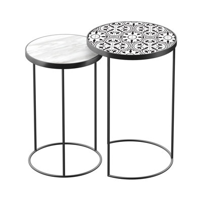 Griffis Park Row Frame Nesting Tables by Trent Austin Design