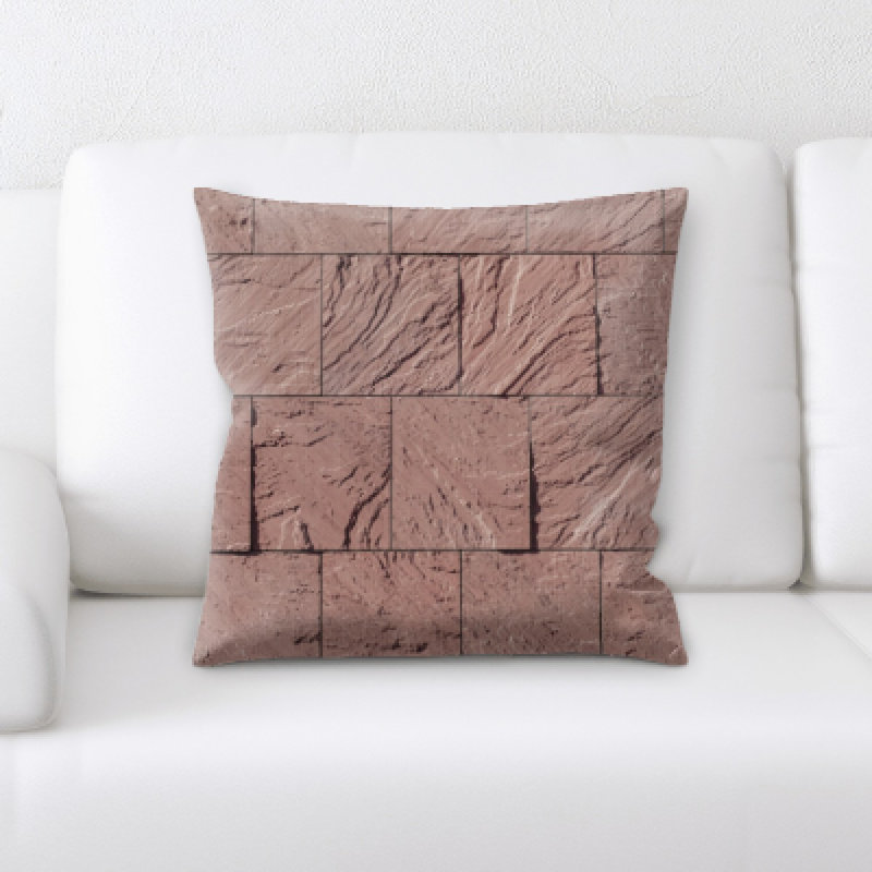 Microsuede Reversible Throw Pillow