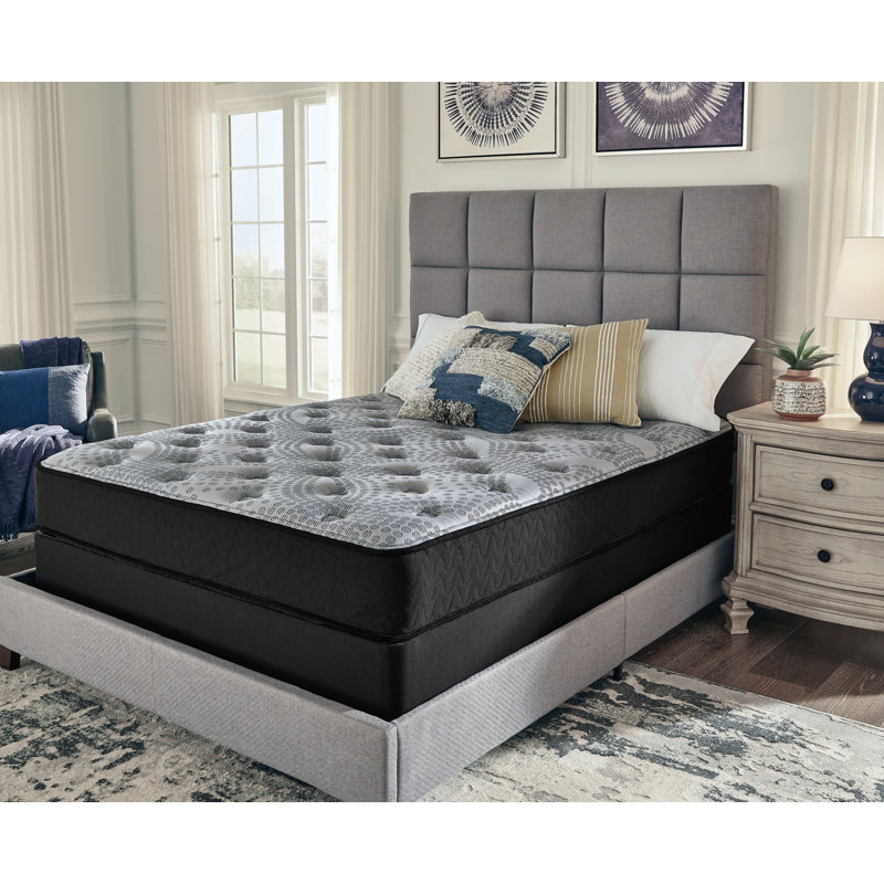 King Size Gray Innerspring Adjustable Bed Mattress