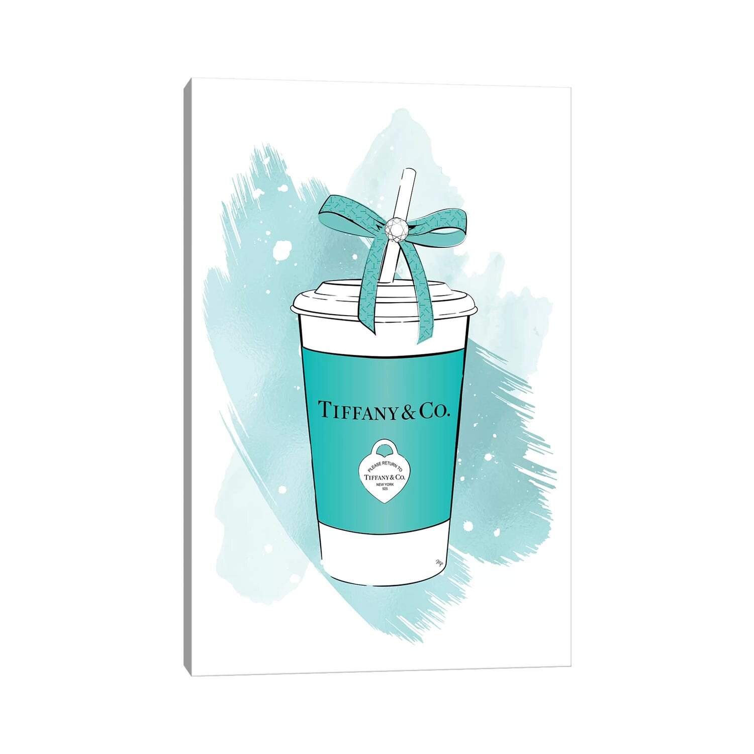 Tiffany Soft Drink by Martina Pavlova - Wrapped Canvas Graphic Art Print East Urban Home Size: 60 H x 40 W x 1.5 D