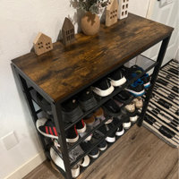 Steelside™ 12 Pair Shoe Rack & Reviews