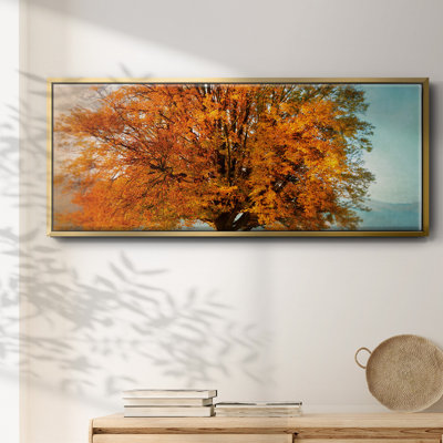 Autumn's Passion- Framed Canvas