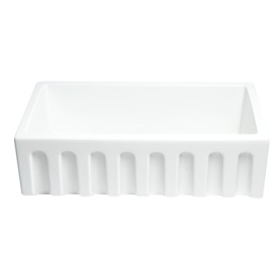 33.12'' L Single Bowl Granite Kitchen Sink
