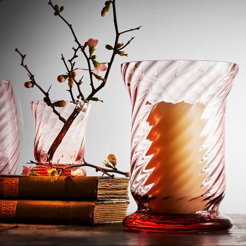 Quinn Votive Candle Holder, Rose
