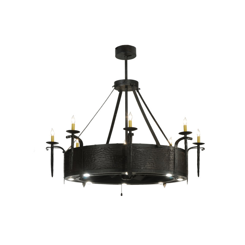 Rustic Lodge 16 - Light Chandelier