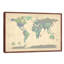 Map Of The World VI by Michael Tompsett - Print on Canvas-42157134-89232529