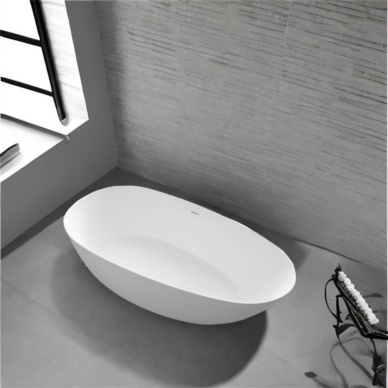 69'' x 33.46'' Freestanding Solid Surface Bathtub