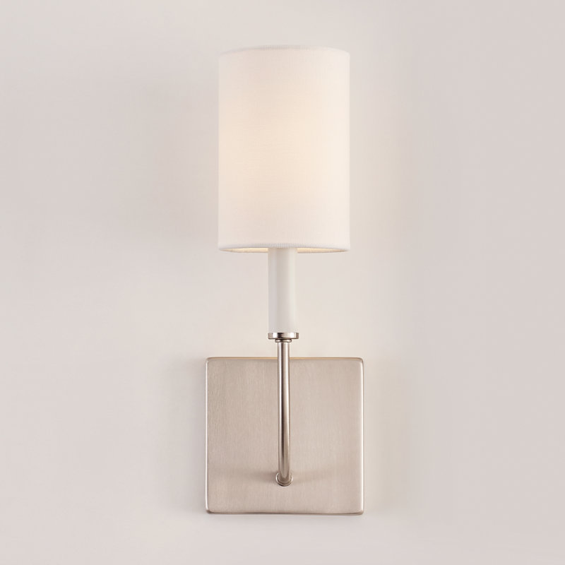 1 - Light Bath Sconce, Brushed Nickel
