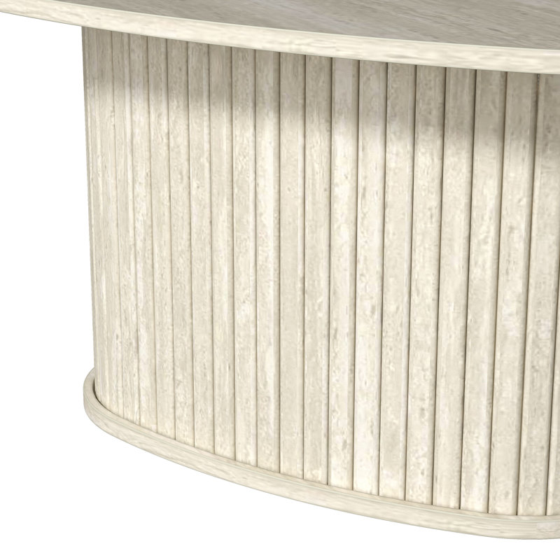 Table basse de salon Aurel, Bois beige