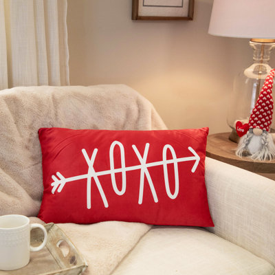 Coussin Xoxo 10,5 "x 19"