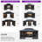 PURPLE LEAF 12' W x 16' D Sunroom Hardtop Gazebo Solarium Galvanized Steel Double Roof All-Weather Aluminum Outdoor Screen House