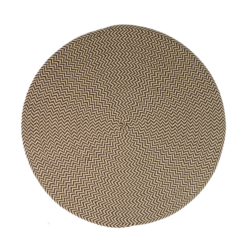 Schwanda Woven Chevron Rugs, Rond 10 pi
