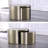 Round Nesting Coffee Table with Brass