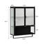 Armoire murale moderne 23,62 po à deux portes avec rangement fermé à deux niveaux-203634653