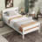 Bed With Headboard And Footboard,Rubber Wood Bed-2146521070