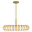 Luminaire suspendu doré doux 6 lumières Knight