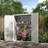 Versatile Outdoor 48 in. W x 21 in. D Resin Tool Shed With Shelf