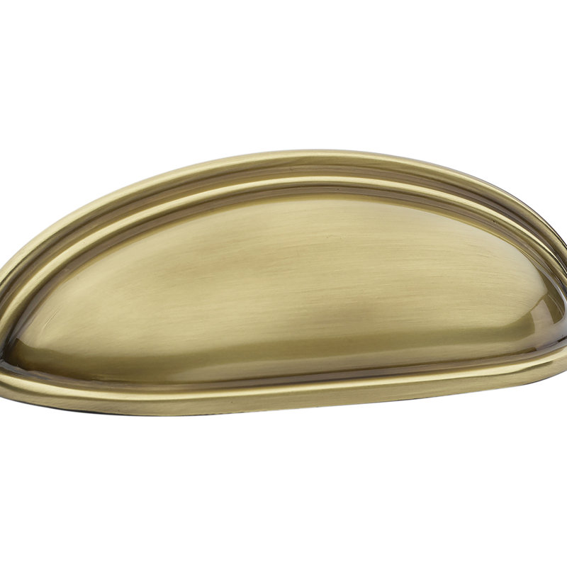 3" Center to Center Cup/Bin Pull, French Antique Brass, 4"