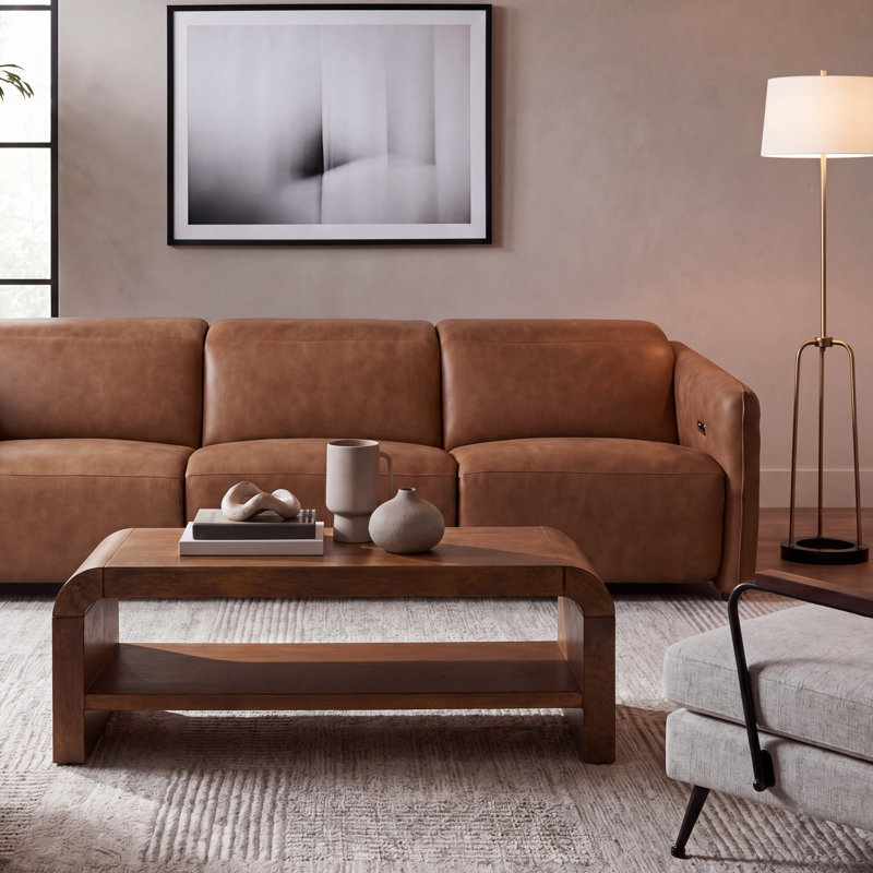 Atalanta 1-Shelf Coffee Table, Natural