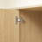 63 Oak Vertical Stripe Buffet Cabinet-1767963805