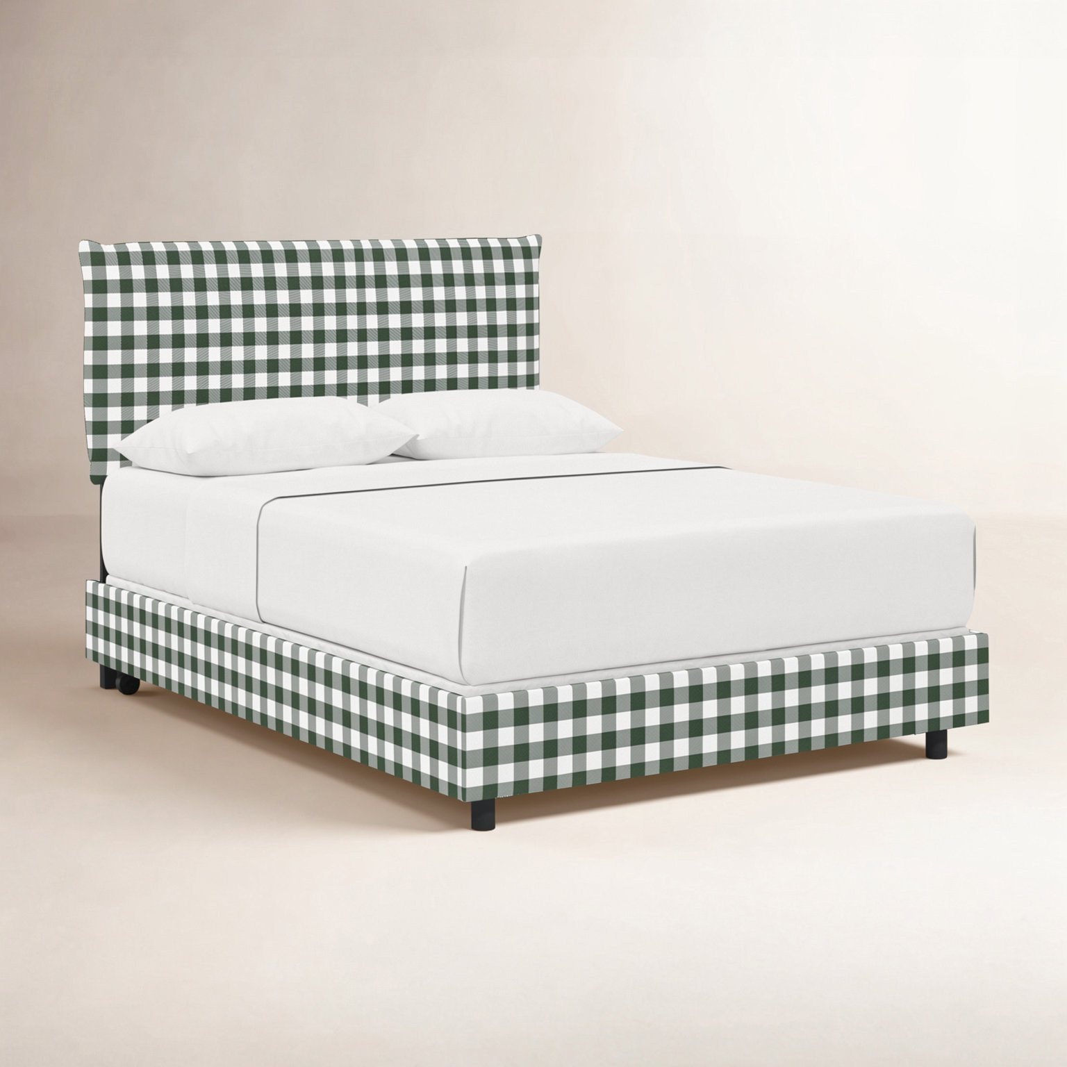 Bessinger Cotton Upholstered Bed, Queen