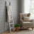 76" White Six Step Solid Wood Decorative Ladder
