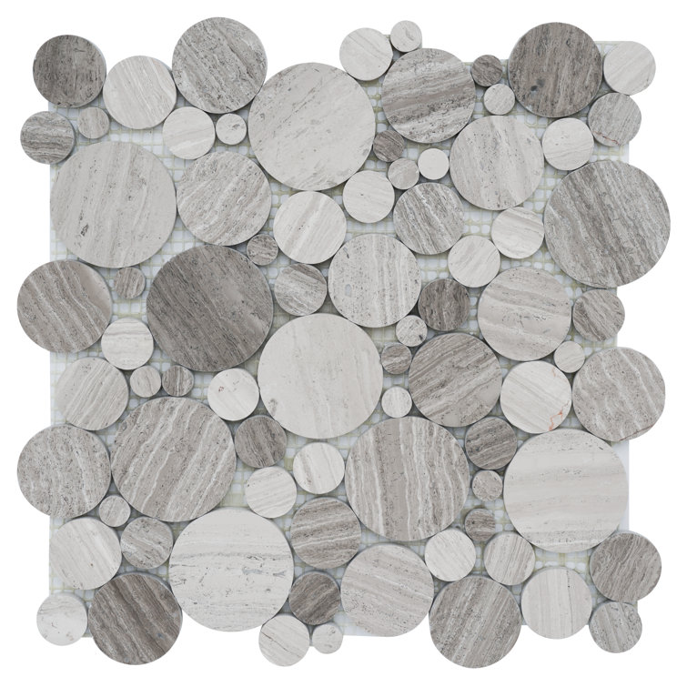 Bolle Random Sized Marble Random Mosaic Wall & Floor Tile