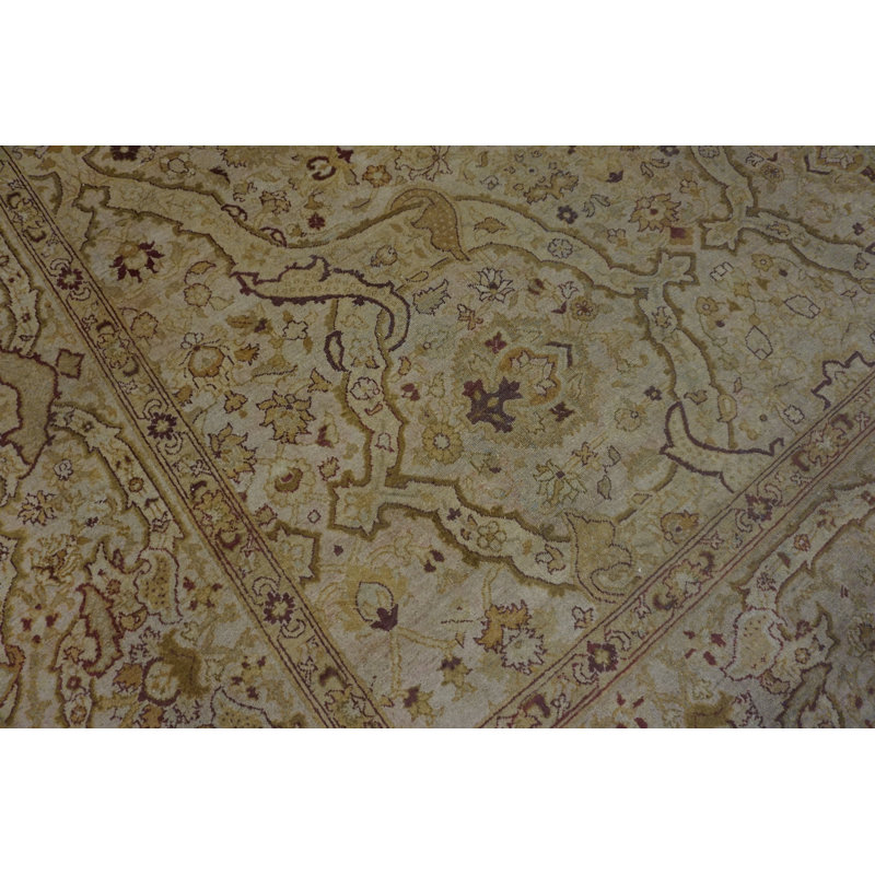 Antique Large Amritsar Indian Allover Knotted Rug