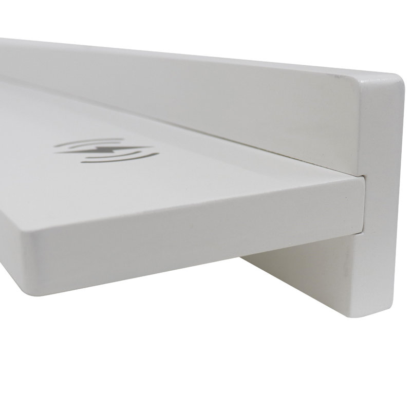 Ensemble de tablettes de recharge sans fil Caoimhlin, Blanc, 26 po x 30 po