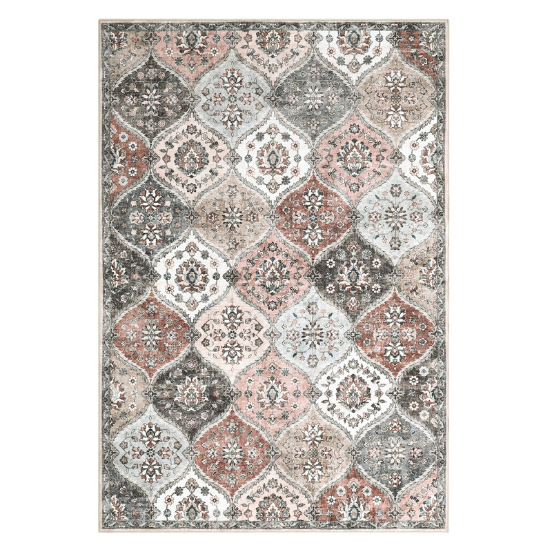 Shamequa Washable Moroccan Indoor Rug, Rectangle 8' x 10'