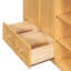 Lit mezzanine Haven Kids avec garde-corps en cuir et garde-robe intégrés-134511405-134511404