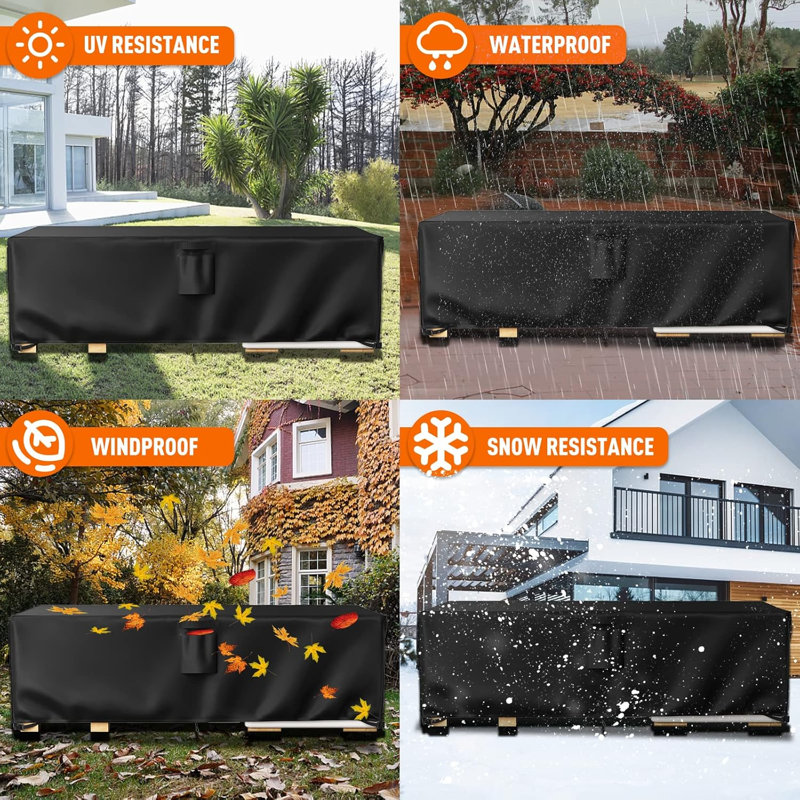 Outdoor Patio Furniture Cover – Waterproof Heavy-Duty 600D Table & Chair Protector