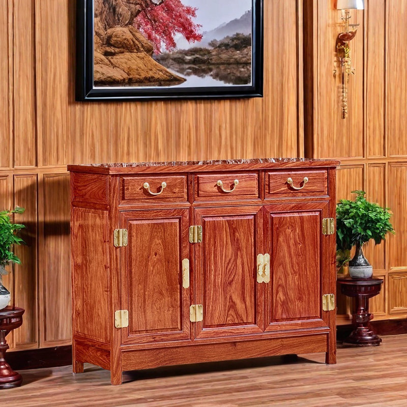 Buffet chinois en bois massif