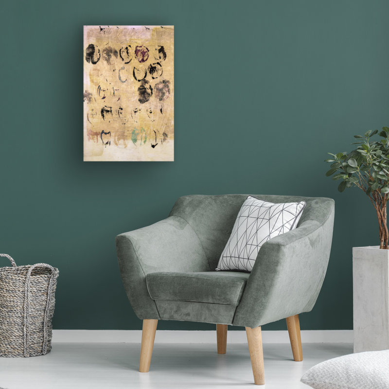 Iris Lehnhardt marque l'art sur toile neutre, H 19 po x l 12 po
