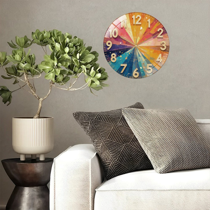 Horloge murale 12 po