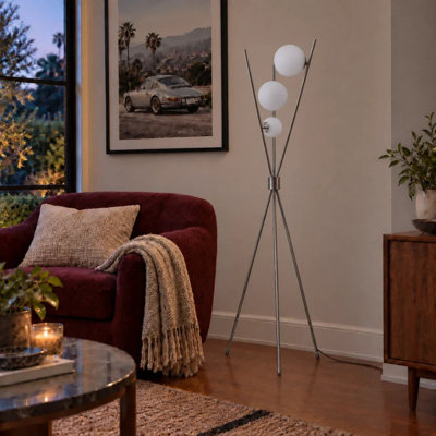 Lampe sur pied Triglobe