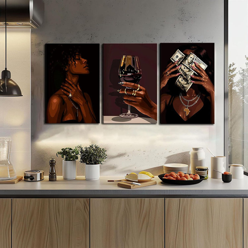 3 Piece Wrapped Canvas Print