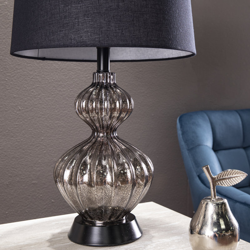 Lampe de table 24,5 "argentée
