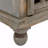 Antique Grey Wood Nightstand