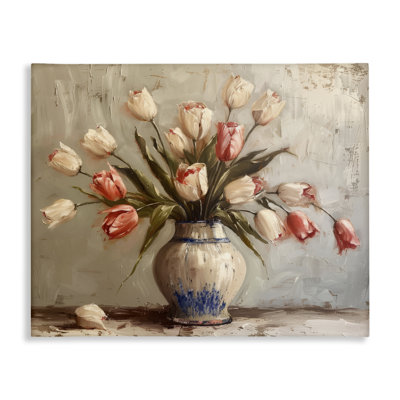 Quiet Spring Tulips Canvas, design by Arlington Prints