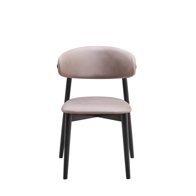 2 options de sièges en microfibre polie grise - pieds confortables en mousse à finition noire et chaise d'appoint au design élégant (2 pièces) avec rembourrage d'apparence moderne