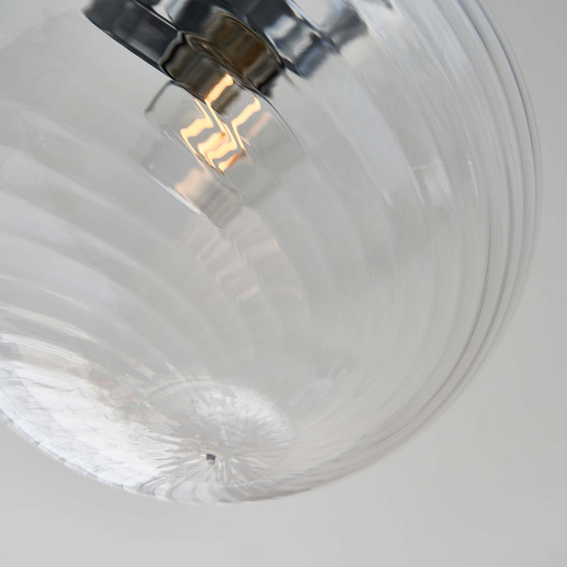 Waldport Glass Semi Flush Mount