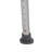 DC-HY3400L-GRY-GG Juanita Aluminum Height Adjustable Bath and Shower Chair