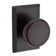 Rustic Privacy Door Knob with Rustic Square Rose