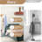 Coat Rack Freestanding, Adjustable Tension Rod Coat Tree with 12 Hooks for Hanging Plant,Coat, Jacket, Hat, Scarf, Suitable for Living Room, Balcony, Kitchen, (White)-643710464