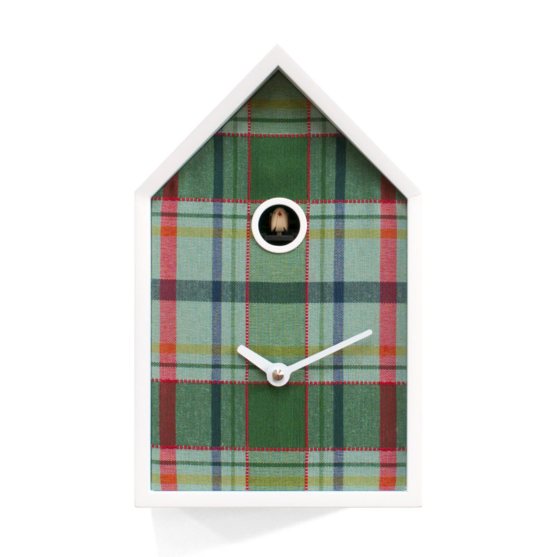 Elmdale Wood Wall Clock, Green