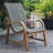 Nimes 2-Person Teak Outdoor Seating Group